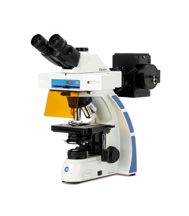 Microscope trinoculaire pour de la fluorescence 